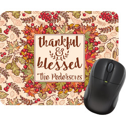 Thankful & Blessed Rectangular Mouse Pad (Personalized)