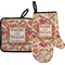 Thanksgiving Quotes and Sayings Neoprene Oven Mitt and Pot Holder Set