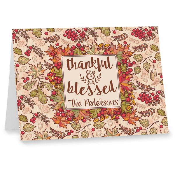 Custom Thankful & Blessed Note cards (Personalized)