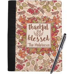 Thankful & Blessed Notebook Padfolio - Large w/ Name or Text