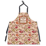 Thankful & Blessed Apron Without Pockets w/ Name or Text