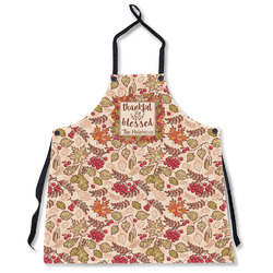 Thankful & Blessed Apron Without Pockets w/ Name or Text