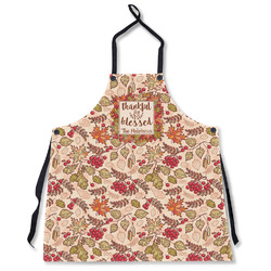 Thankful & Blessed Apron Without Pockets w/ Name or Text