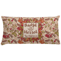 Thankful & Blessed Pillow Case - King w/ Name or Text