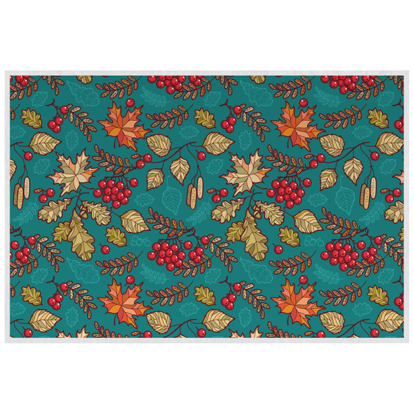 Thanksgiving Quotes and Sayings Personalized Placemat (Back)