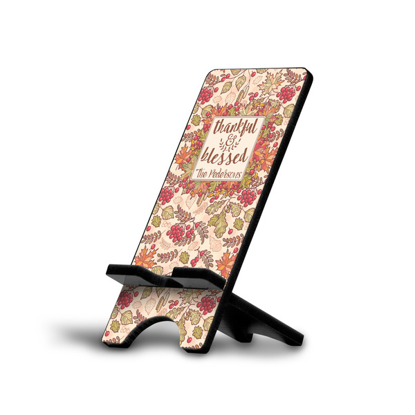 Custom Thankful & Blessed Cell Phone Stand (Large) (Personalized)