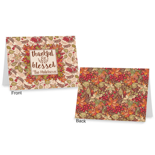 Thanksgiving Quotes and Sayings Postcard - Front and Back