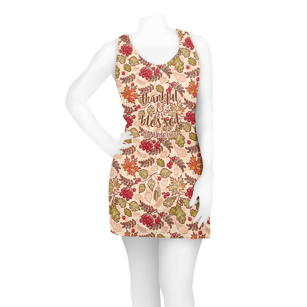Thanksgiving Quotes and Sayings Racerback Dress - On Model - Front