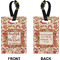 Thanksgiving Quotes and Sayings Rectangle Luggage Tag (Front + Back)