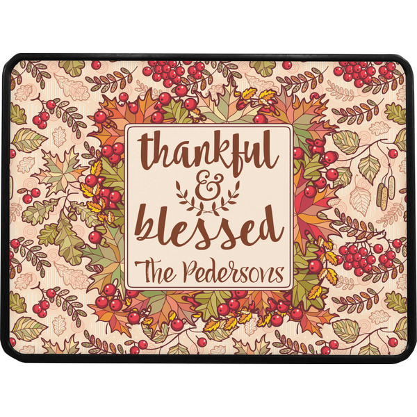 Thanksgiving Quotes and Sayings Rectangular Car Hitch Cover w/ FRP Insert