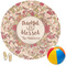Thankful & Blessed Round Beach Towel (Personalized)