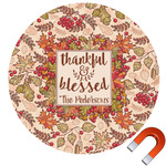 Thankful & Blessed Car Magnet (Personalized)