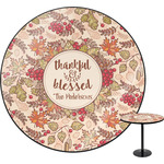 Thankful & Blessed Round Table - 30" (Personalized)