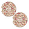 Thanksgiving Quotes and Sayings Sandstone Car Coasters - Set of 2
