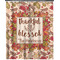 Thankful & Blessed Extra Long Shower Curtain - 70"x84" (Personalized)