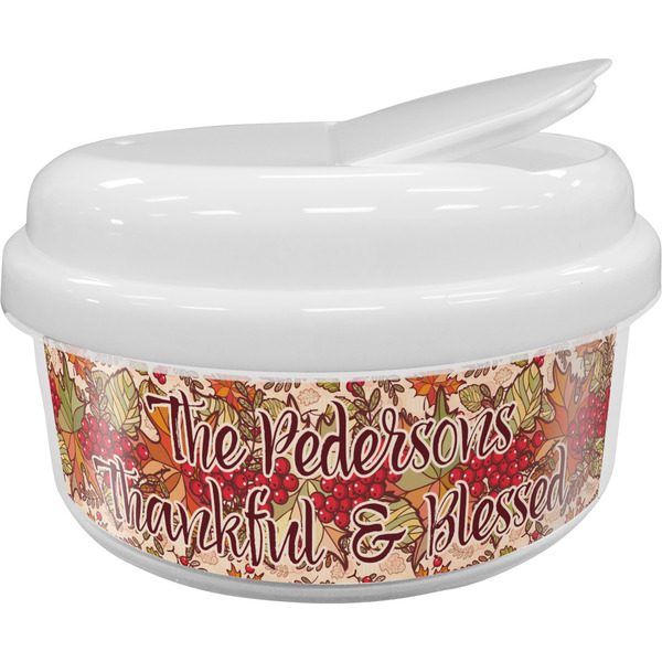 Custom Thankful & Blessed Snack Container (Personalized)