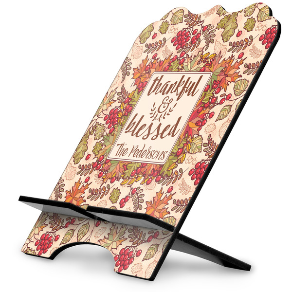 Custom Thankful & Blessed Stylized Tablet Stand (Personalized)