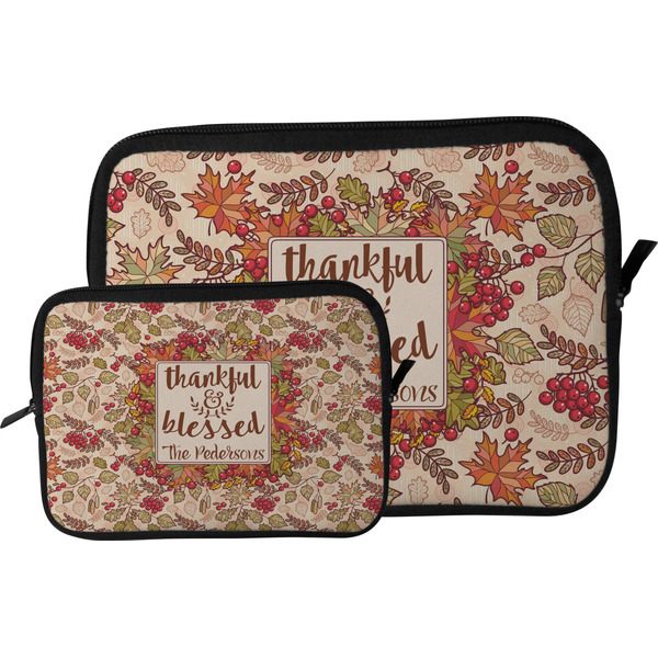 Thanksgiving Quotes and Sayings Tablet Sleeve (Size Comparison)