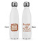 Thanksgiving Quotes and Sayings Tapered Water Bottle - Apvl