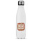 Thankful & Blessed Water Bottle - 17 oz. - Stainless Steel - Full Color Printing (Personalized)