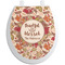 Thankful & Blessed Toilet Seat Decal - Round (Personalized)