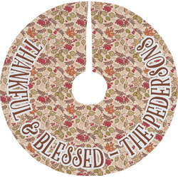 Thankful & Blessed Tree Skirt (Personalized)
