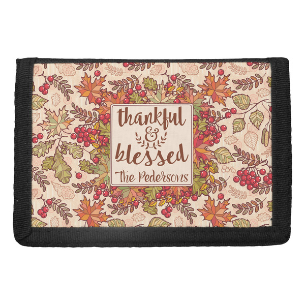 Custom Thankful & Blessed Trifold Wallet (Personalized)