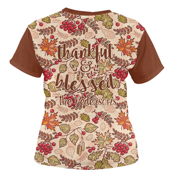 Thanksgiving Quotes and Sayings Women's T-shirt Back