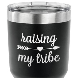 Tribe Quotes 30 oz Stainless Steel Tumbler - Black - Single Sided