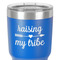 Tribe Quotes 30 oz Stainless Steel Ringneck Tumbler - Blue - Close Up