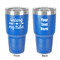 Tribe Quotes 30 oz Stainless Steel Tumbler - Royal Blue - Double-Sided