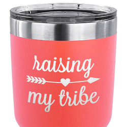 Tribe Quotes 30 oz Stainless Steel Tumbler - Coral - Single Sided
