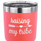 Tribe Quotes 30 oz Stainless Steel Ringneck Tumbler - Coral - CLOSE UP