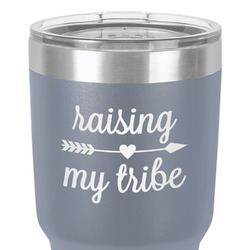 Tribe Quotes 30 oz Stainless Steel Tumbler - Grey - Single-Sided