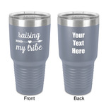 Tribe Quotes 30 oz Stainless Steel Tumbler - Grey - Double-Sided