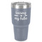 Tribe Quotes 30 oz Stainless Steel Tumbler - Grey - Single-Sided