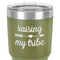 Tribe Quotes 30 oz Stainless Steel Ringneck Tumbler - Olive - Close Up