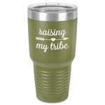 Tribe Quotes 30 oz Stainless Steel Tumbler - Olive - Single-Sided