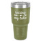 Tribe Quotes 30 oz Stainless Steel Tumbler - Olive - Single-Sided