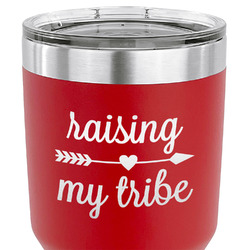 Tribe Quotes 30 oz Stainless Steel Tumbler - Red - Single Sided