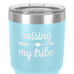 Tribe Quotes 30 oz Stainless Steel Tumbler - Teal - Single-Sided