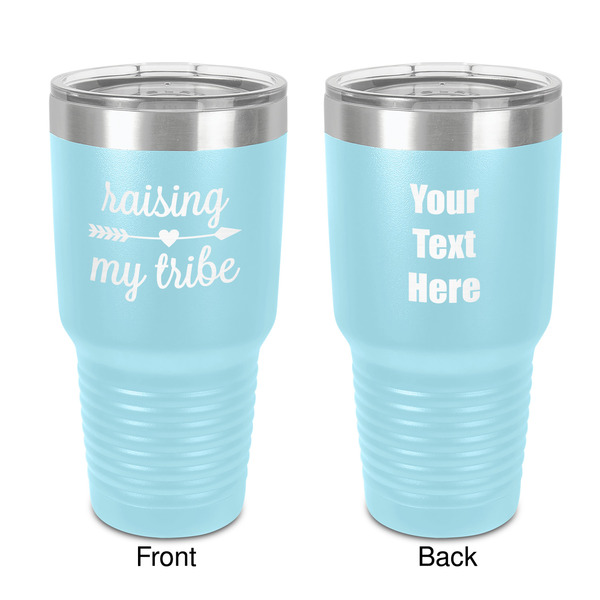 Custom Tribe Quotes 30 oz Stainless Steel Tumbler - Teal - Double-Sided