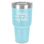 Tribe Quotes 30 oz Stainless Steel Tumbler - Teal - Single-Sided