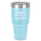 Tribe Quotes 30 oz Stainless Steel Ringneck Tumbler - Teal - Front