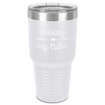 Tribe Quotes 30 oz Stainless Steel Tumbler - White - Single-Sided