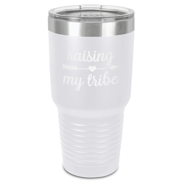 Custom Tribe Quotes 30 oz Stainless Steel Tumbler - White - Single-Sided