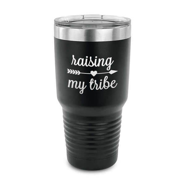 Custom Tribe Quotes 30 oz Stainless Steel Tumbler - Black - Single Sided