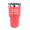 Tribe Quotes 30 oz Stainless Steel Ringneck Tumblers - Coral - FRONT