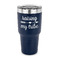 Tribe Quotes 30 oz Stainless Steel Ringneck Tumblers - Navy - FRONT