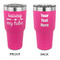 Tribe Quotes 30 oz Stainless Steel Ringneck Tumblers - Pink - Double Sided - APPROVAL
